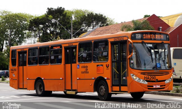 Auto Viação Redentor HA290 na cidade de Curitiba, Paraná, Brasil, por Cristiano Soares da Silva. ID da foto: 4626831.