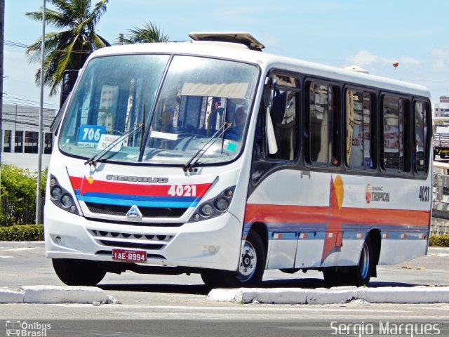 Transporte Tropical 4021 na cidade de Aracaju, Sergipe, Brasil, por Sergio Marques . Número da foto: #4626397.