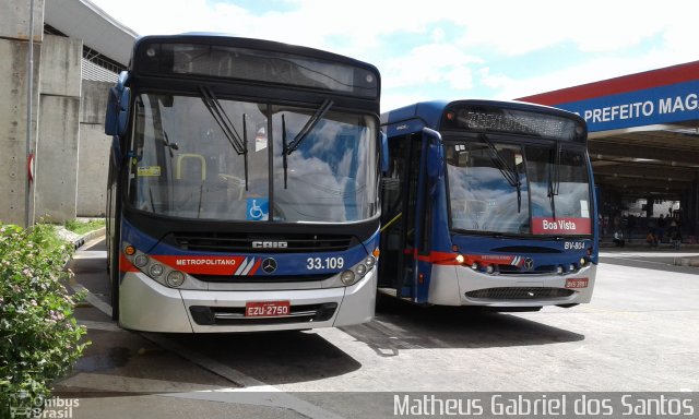 Auto Viação Ouro Verde 33.109 na cidade de Campinas, São Paulo, Brasil, por Matheus Gabriel dos Santos. ID da foto: 4628171.