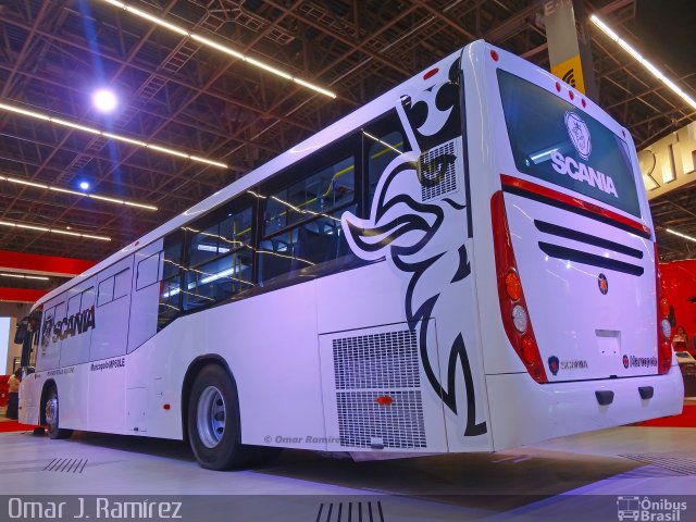 Scania K250UB - MP 60 LE MX - EXPO ANPACT 2015 na cidade de Guadalajara, Jalisco, México, por Omar Ramírez Thor2102. Número da foto: #4628123.