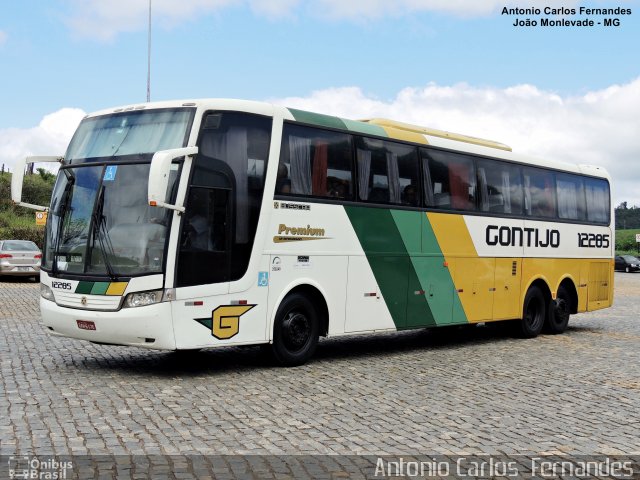 Empresa Gontijo de Transportes 12285 na cidade de João Monlevade, Minas Gerais, Brasil, por Antonio Carlos Fernandes. Número da foto: #4626977.