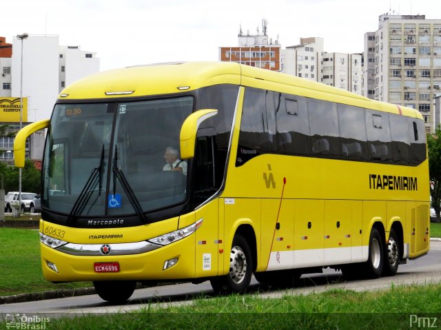 Viação Itapemirim 60633 na cidade de Florianópolis, Santa Catarina, Brasil, por Alexandre Promenzio. ID da foto: 4627124.