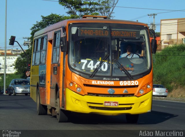 Viação Santa Edwiges 69820 na cidade de Belo Horizonte, Minas Gerais, Brasil, por Adão Raimundo Marcelino. Número da foto: #4628060.