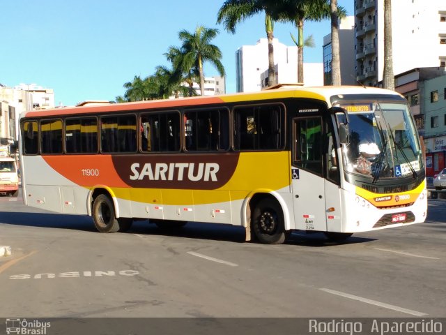 Saritur - Santa Rita Transporte Urbano e Rodoviário 11900 na cidade de Conselheiro Lafaiete, Minas Gerais, Brasil, por Rodrigo  Aparecido. ID da foto: 4630320.