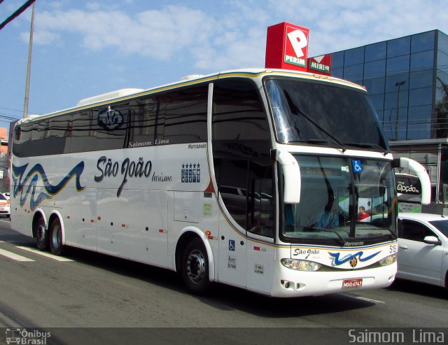 São João Turismo 515 na cidade de Vila Velha, Espírito Santo, Brasil, por Saimom  Lima. ID da foto: 4630148.