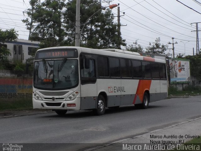 Evanil Transportes e Turismo RJ 132.052 na cidade de Nova Iguaçu, Rio de Janeiro, Brasil, por Marco Aurélio de Oliveira. Número da foto: #4628733.