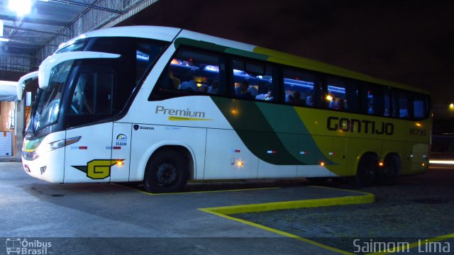 Empresa Gontijo de Transportes 18735 na cidade de Viana, Espírito Santo, Brasil, por Saimom  Lima. Número da foto: #4630138.