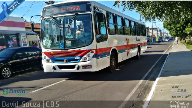 Transporte Tropical 4304 na cidade de Aracaju, Sergipe, Brasil, por David  Souza. ID da foto: 4630823.