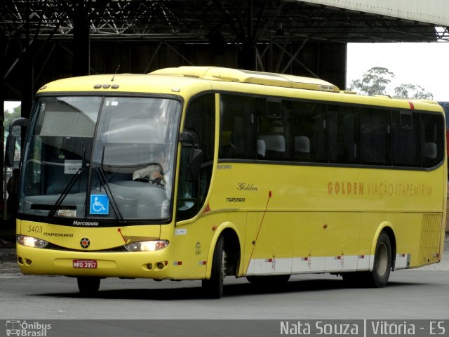 Viação Itapemirim 5403 na cidade de Vitória, Espírito Santo, Brasil, por Natã  Souza. ID da foto: 4629756.