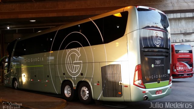 Viação Garcia 7007 na cidade de Campinas, São Paulo, Brasil, por Julio Medeiros. Número da foto: #4628991.