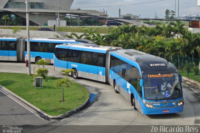 Transportes Barra E13412C na cidade de Rio de Janeiro, Rio de Janeiro, Brasil, por Zé Ricardo Reis. ID da foto: 4631586.