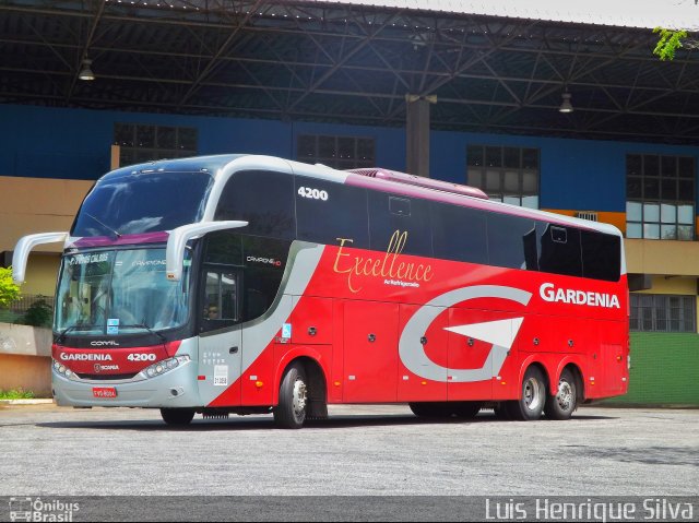 Expresso Gardenia 4200 na cidade de Varginha, Minas Gerais, Brasil, por Luis Henrique Silva. Número da foto: #4632842.