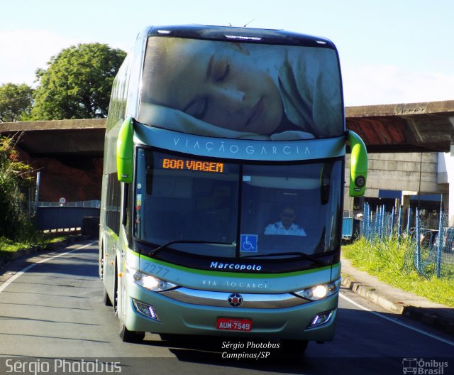 Viação Garcia 7277 na cidade de Campinas, São Paulo, Brasil, por Sérgio de Sousa Elias. Número da foto: #4632665.