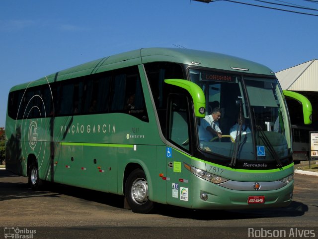 Viação Garcia 7817 na cidade de Paranavaí, Paraná, Brasil, por Robson Alves. ID da foto: 4631812.