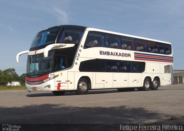 Expresso Embaixador 424 na cidade de Pelotas, Rio Grande do Sul, Brasil, por Felipe Ferreira Ribeiro. Número da foto: #4631467.