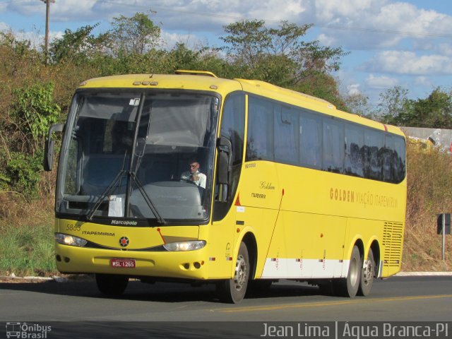 Viação Itapemirim 5863 na cidade de Água Branca, Piauí, Brasil, por Jean Lima. ID da foto: 4632559.