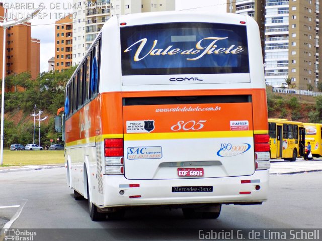 Viação Vale do Tietê 805 na cidade de Jundiaí, São Paulo, Brasil, por Gabriel Giacomin de Lima. ID da foto: 4632501.