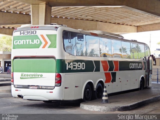 Empresa Gontijo de Transportes 14390 na cidade de Aracaju, Sergipe, Brasil, por Sergio Marques . Número da foto: #4631752.