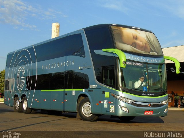 Viação Garcia 8651 na cidade de Paranavaí, Paraná, Brasil, por Robson Alves. Número da foto: #4631738.
