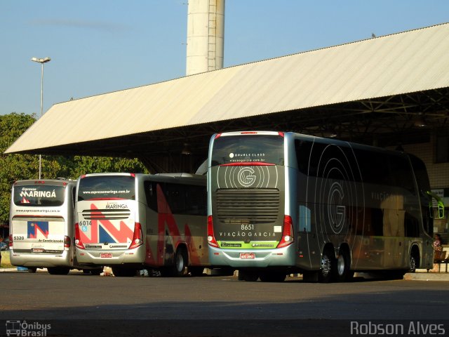 Viação Garcia 8651 na cidade de Paranavaí, Paraná, Brasil, por Robson Alves. Número da foto: #4631797.