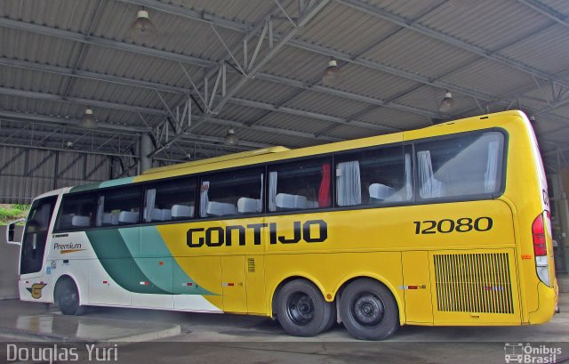 Empresa Gontijo de Transportes 12080 na cidade de João Monlevade, Minas Gerais, Brasil, por Douglas Yuri. Número da foto: #4634636.