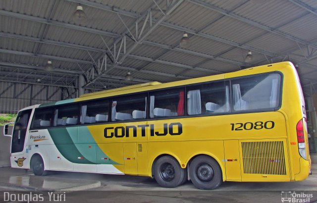 Empresa Gontijo de Transportes 12080 na cidade de João Monlevade, Minas Gerais, Brasil, por Douglas Yuri. ID da foto: 4634636.