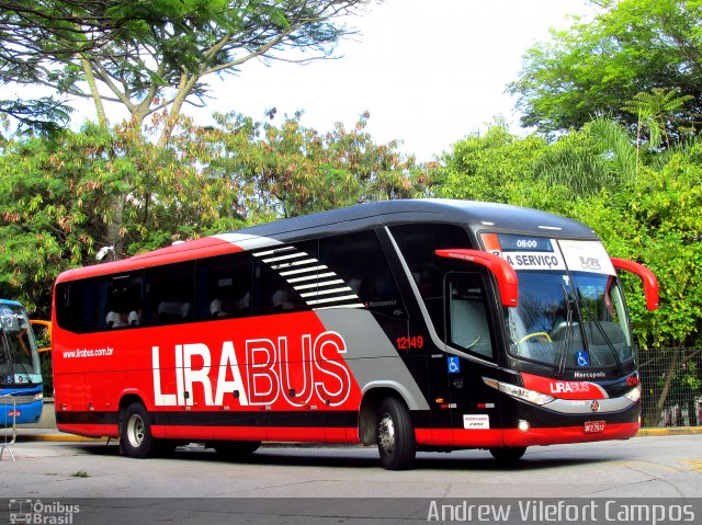 Lirabus 12149 na cidade de São Paulo, São Paulo, Brasil, por Andrew Campos. Número da foto: #4634220.