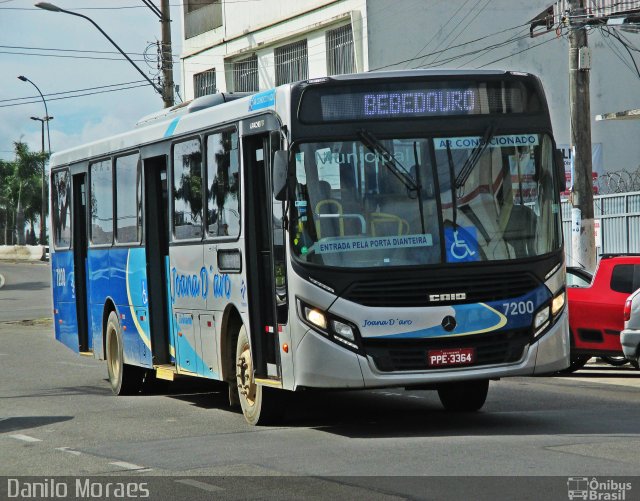 Viação Joana D´arc 7200 na cidade de Linhares, Espírito Santo, Brasil, por Danilo Moraes. Número da foto: #4633327.