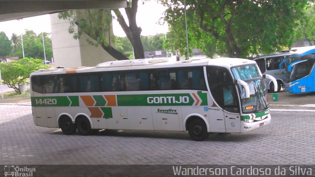 Empresa Gontijo de Transportes 14420 na cidade de João Pessoa, Paraíba, Brasil, por Wanderson Cardoso da Silva. ID da foto: 4633340.