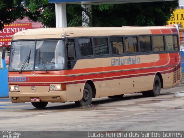 Auto Viação Goianésia 123003-8 na cidade de Goiânia, Goiás, Brasil, por Lucas Ferreira dos Santos Gomes. ID da foto: 4635253.