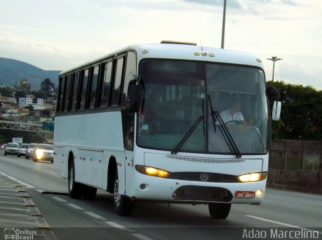 Ônibus Particulares 3845 na cidade de Belo Horizonte, Minas Gerais, Brasil, por Adão Raimundo Marcelino. ID da foto: 4635135.