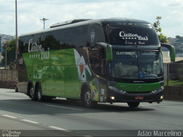 Cleiton Bus Executive 1000 na cidade de Belo Horizonte, Minas Gerais, Brasil, por Adão Raimundo Marcelino. ID da foto: 4634961.