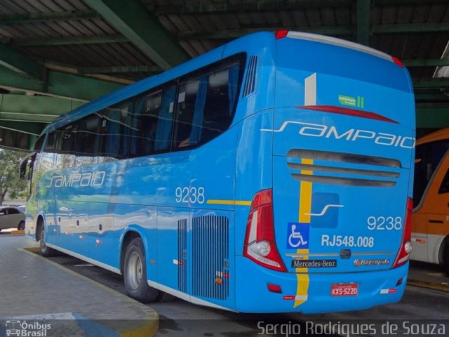 Viação Sampaio 9238 na cidade de Resende, Rio de Janeiro, Brasil, por Sergio Rodrigues de Souza. Número da foto: #4632939.