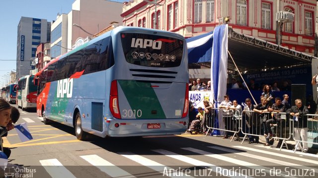 Viação Santana Iapó 3010 na cidade de Ponta Grossa, Paraná, Brasil, por André Luiz Rodrigues de Souza. Número da foto: #4635629.