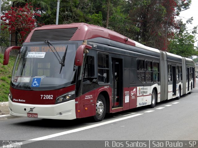 Viação Campo Belo 7 2082 na cidade de São Paulo, São Paulo, Brasil, por Rafael Santos. Número da foto: #4638048.