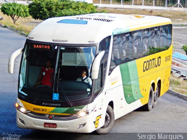 Empresa Gontijo de Transportes 18630 na cidade de Aracaju, Sergipe, Brasil, por Sergio Marques . Número da foto: #4636734.