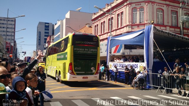 Expresso Princesa dos Campos 6540 na cidade de Ponta Grossa, Paraná, Brasil, por André Luiz Rodrigues de Souza. Número da foto: #4635656.