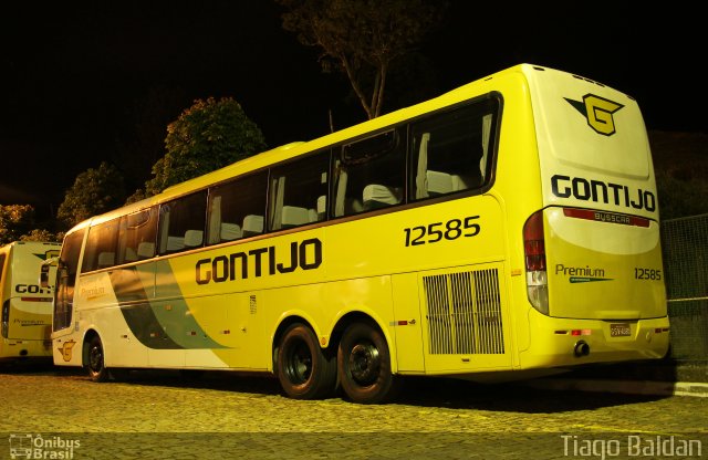 Empresa Gontijo de Transportes 12585 na cidade de João Monlevade, Minas Gerais, Brasil, por Tiago Baldan. ID da foto: 4636719.