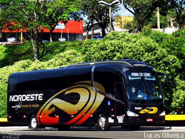 Expresso Nordeste 5280 na cidade de Londrina, Paraná, Brasil, por Lucas Oliveira . Número da foto: #4637993.