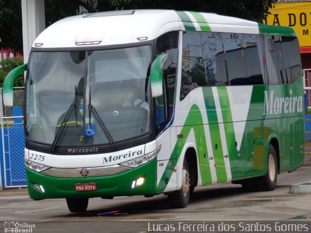 Empresa de Transportes e Turismo Moreira 2275 na cidade de Goiânia, Goiás, Brasil, por Lucas Ferreira dos Santos Gomes. ID da foto: 4636936.