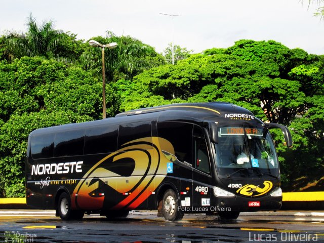 Expresso Nordeste 4980 na cidade de Londrina, Paraná, Brasil, por Lucas Oliveira . Número da foto: #4638012.