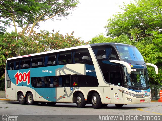 Auto Viação 1001 RJ 108.533 na cidade de São Paulo, São Paulo, Brasil, por Andrew Campos. Número da foto: #4637600.