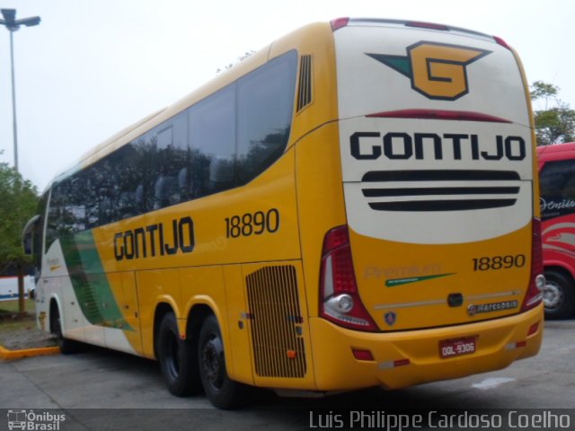 Empresa Gontijo de Transportes 18890 na cidade de São Paulo, São Paulo, Brasil, por Luis Philippe Cardoso Coelho. Número da foto: #4639820.