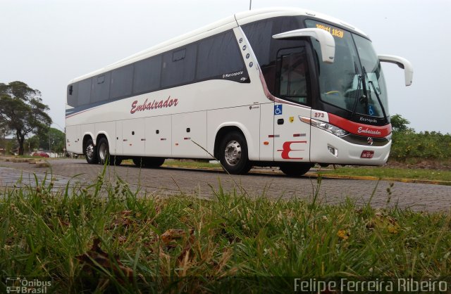 Expresso Embaixador 273 na cidade de Pelotas, Rio Grande do Sul, Brasil, por Felipe Ferreira Ribeiro. Número da foto: #4638690.