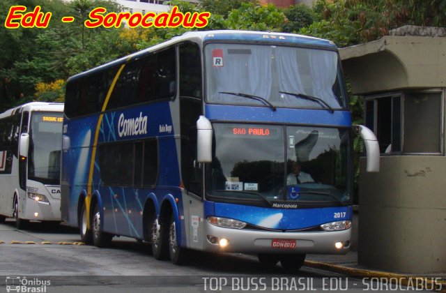 Viação Cometa 2017 na cidade de São Paulo, São Paulo, Brasil, por EDUARDO - SOROCABUS. Número da foto: #4640137.