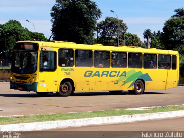 Viação Garcia 7509 na cidade de Maringá, Paraná, Brasil, por Fabricio do Nascimento Zulato. ID da foto: 4640420.