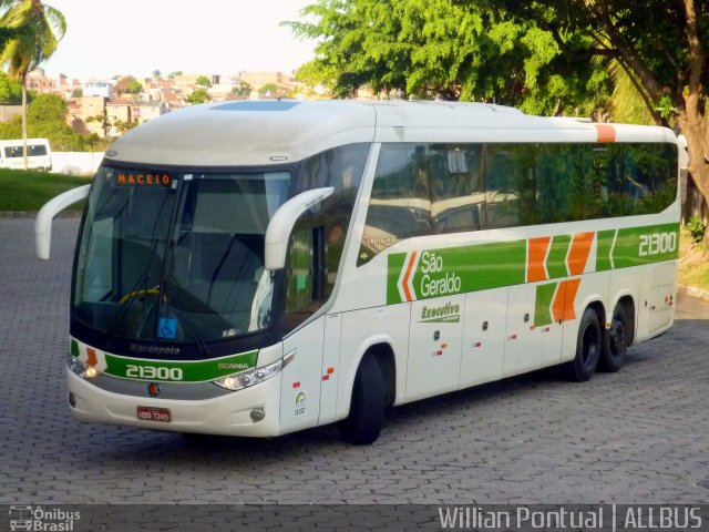 Cia. São Geraldo de Viação 21300 na cidade de Maceió, Alagoas, Brasil, por Willian Pontual. Número da foto: #4640801.