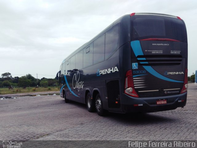 Empresa de Ônibus Nossa Senhora da Penha 53008 na cidade de Pelotas, Rio Grande do Sul, Brasil, por Felipe Ferreira Ribeiro. Número da foto: #4638715.