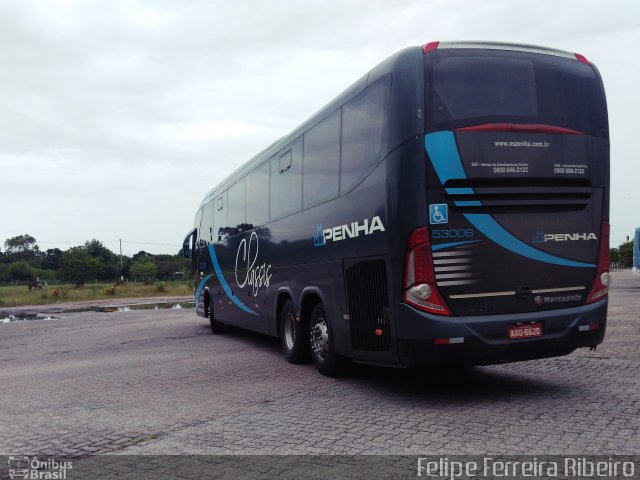 Empresa de Ônibus Nossa Senhora da Penha 53008 na cidade de Pelotas, Rio Grande do Sul, Brasil, por Felipe Ferreira Ribeiro. ID da foto: 4638715.