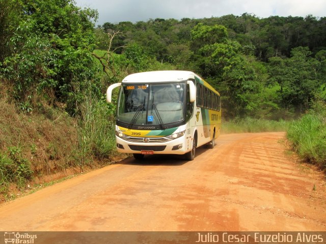 Empresa Gontijo de Transportes 3195 na cidade de Dom Silvério, Minas Gerais, Brasil, por Julio Cesar Euzebio Alves. ID da foto: 4638871.